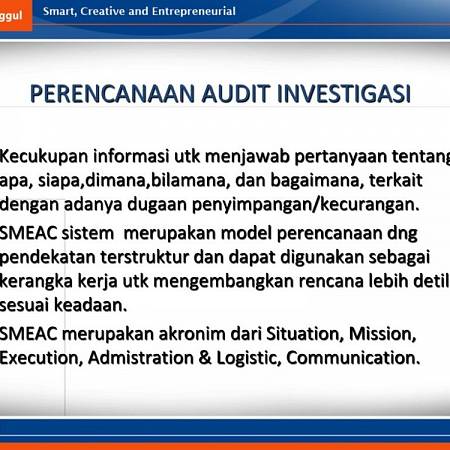 Memberikan Pengarahan Prosedur Accounting dan Penerapannya